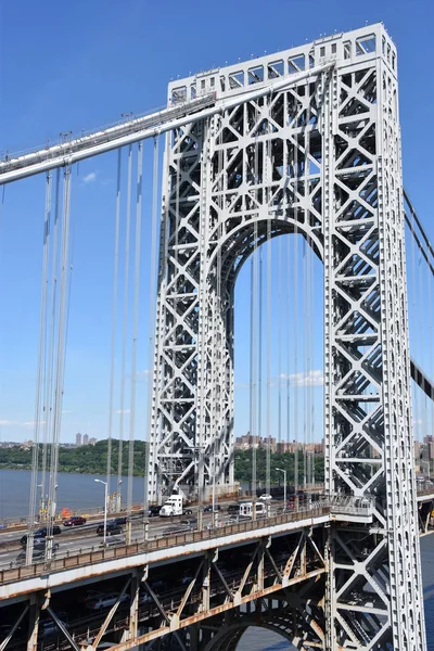 George Washington Bridge New York New Jersey — Stock Photo, Image
