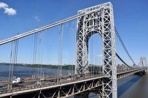 Мост Джорджа Вашингтона Нью Йорке Нью Джерси — стоковое фото