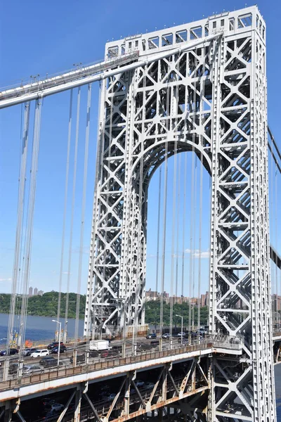 George Washington Bridge New York Und Neuem Trikot — Stockfoto