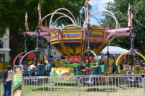 Portland Jun Feria Ciudad Tom Mccall Waterfront Park Portland Oregon —  Fotos de Stock