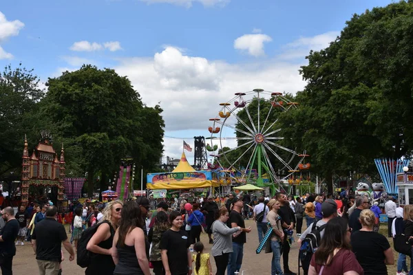 Portland Jun City Fair Tom Mccall Waterfront Park Portland Oregon — Stock Photo, Image