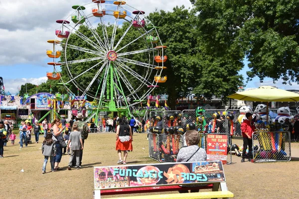 Portland Jun City Fair Tom Mccall Waterfront Park Portland Oregon — Stock Photo, Image