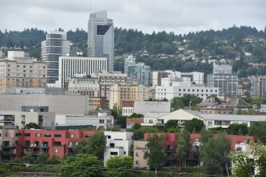PORTLAND, OR - 8 Haziran 2019 'da Portland, Oregon' un görüntüsü.