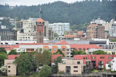 PORTLAND, OR - 8 Haziran 2019 'da Portland, Oregon' un görüntüsü.