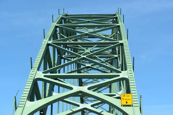 Ponte Sulla Baia Yaquina Newport Oregon — Foto Stock