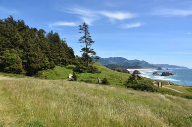 Ecola State Park in Oregon clipart