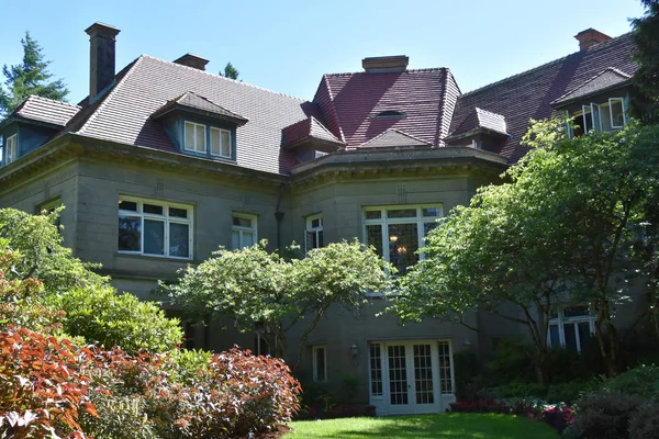 Portland Oregon Jun Pittock Mansion Portland Oregon Zoals Zien Jun — Stockfoto