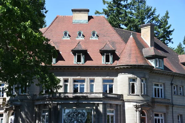 Portland Oregon Junio Pittock Mansion Portland Oregon Visto Junio 2019 —  Fotos de Stock