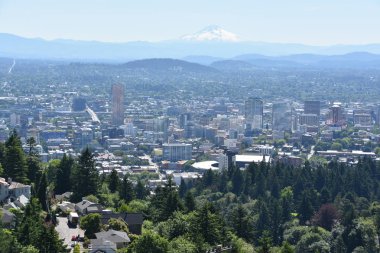 Portland, Oregon manzarası, Pittock Mansion'dan
