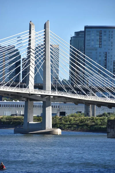 Portland Oregon Jun Tilikum Crossing Bridge Portland Oregon Gezien Jun — Stockfoto