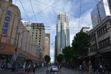 SEATTLE, WA - 12 Haziran 2019 'da görüldüğü gibi Seattle, Washington.