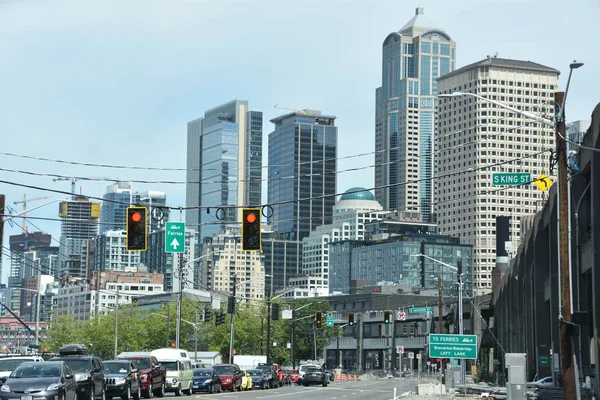 Seattle Ιουνίου Downtown Seattle Washington Όπως Φαίνεται Στις Ιουνίου 2019 — Φωτογραφία Αρχείου