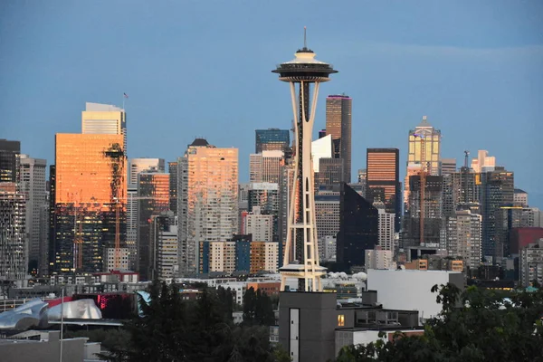 Seattle Jun Pohled Seattle Kerry Parku Seattlu Washingtonu Jak Vidět — Stock fotografie