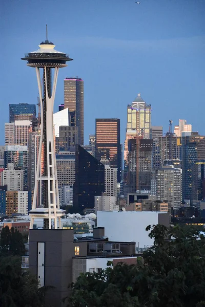 Seattle Giugno Veduta Seattle Dal Kerry Park Seattle Washington Come — Foto Stock