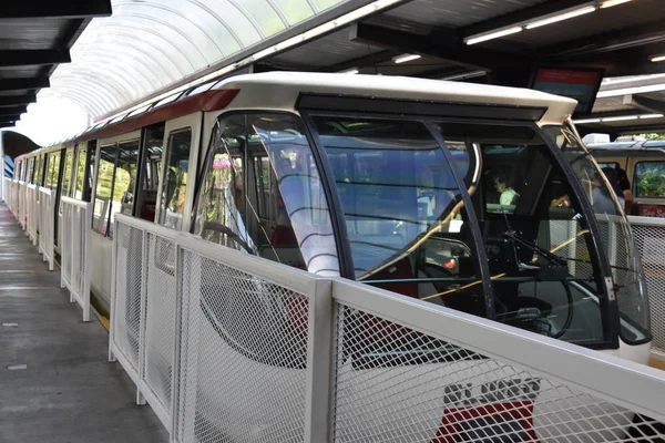 Seattle Jun Seattle Center Monorail Seattle Washington Como Visto Junho — Fotografia de Stock