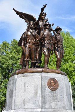 OLYMPIA, WA - 12 Haziran 1938 'de Olympia, Washington' daki Zafer Anıtı (Birinci Dünya Savaşı Anıtı), 12 Haziran 2019 'da görüldü..