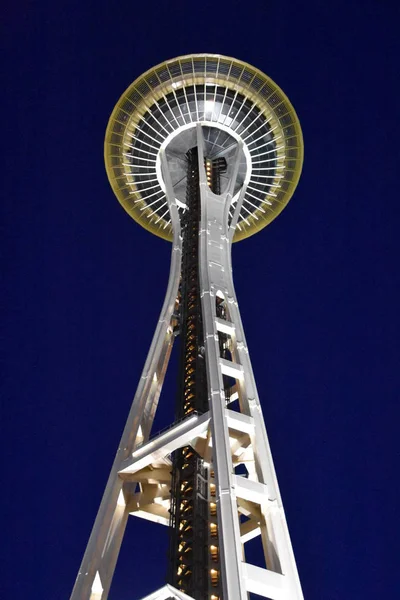 Seattle Červenec Vesmírní Jehla Seattlu Washington Července 2019 Vyhlídková Věž — Stock fotografie