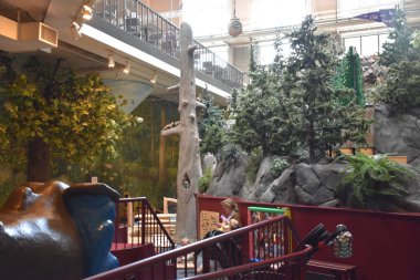 SEATTLE, WA - 12 Haziran 2019 'da Washington' daki Seattle Center 'daki Armoey Çocuk Müzesi.