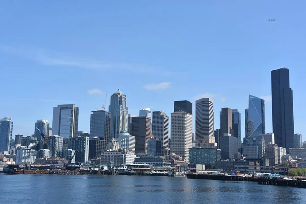 Seattle Června 2019 Pohled Panorama Seattlu Státě Washington — Stock fotografie