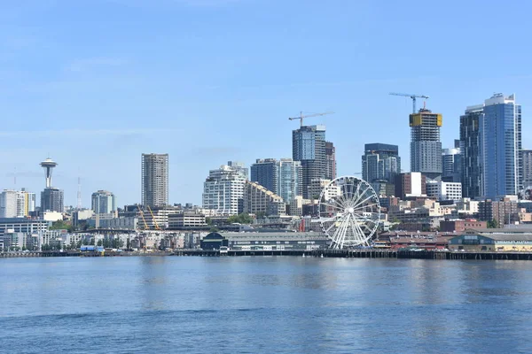 Seattle Června 2019 Pohled Panorama Seattlu Státě Washington — Stock fotografie