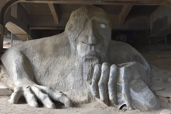 Seattle Juin Fremont Troll Seattle Washington Comme Juin 2019 Elle — Photo