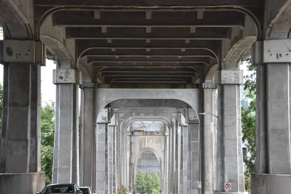 Seattle Června 2019 Památník George Washingtona Nebo Aurora Bridge Seattlu — Stock fotografie