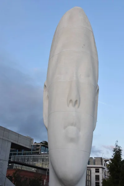 Seattle Jun Echo Jaume Plensa Olympic Sculpture Park Seattle Washington — Fotografia de Stock