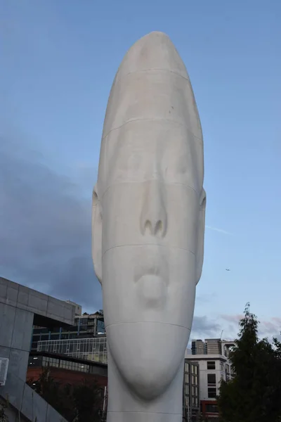 Sattle Jun Echo Jaume Plensa Olympic Sculpture Park Washington 2019 — 스톡 사진