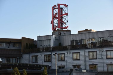 SEATTLE, WA - 13 Haziran 2023 'te Seattle, Washington' daki rıhtım manzarası.