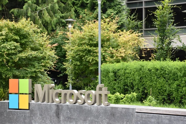 Redmond Jun Microsoft Visitor Center Redmondissa Washingtonissa Nähtynä Kesäkuu 2019 — kuvapankkivalokuva