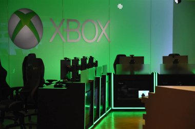 14 Haziran 2019 'da Redmond, Washington' daki karargahta Microsoft Ziyaretçi Merkezi 'nde görüldü..