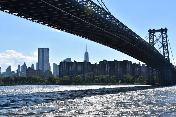 Williamsburg Bridge in Brooklyn, New York City