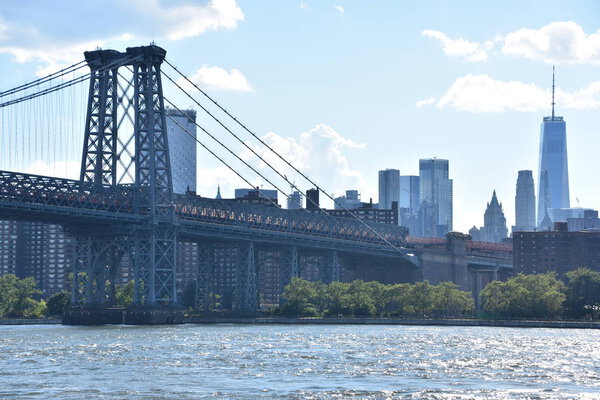 Williamsburg Bridge in Brooklyn, New York City