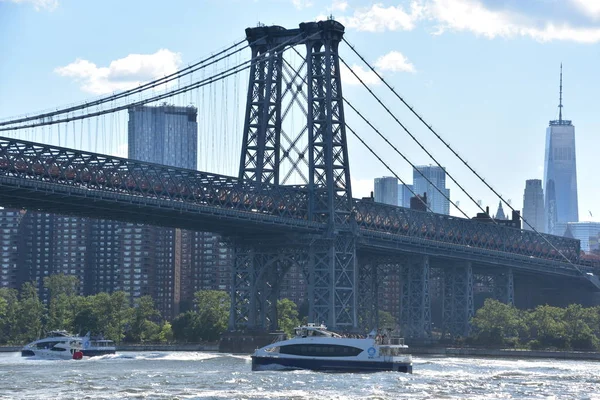 Williamsburg Bridge Brooklyn New York — Foto Stock