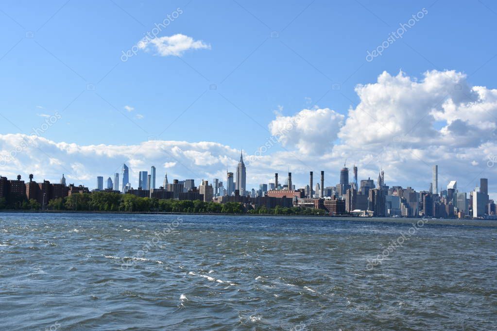 NUEVA YORK CITY 30 DE JUN Vista de Manhattan, Nueva York, desde