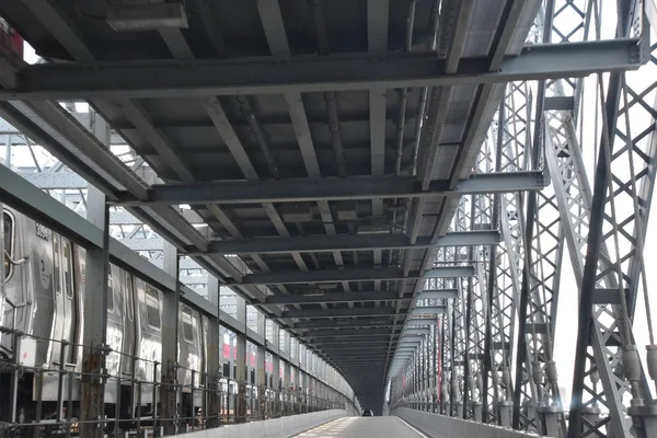 Brooklyn New York Juni Williamsburg Bridge Brooklyn New York Sett — Stockfoto
