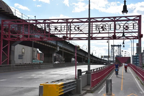 Brooklyn New York Jun Williamsburg Bridge Brooklyn New York Seen — Stock Photo, Image