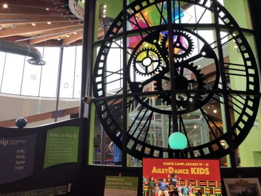 NORWALK, CT - 6 Temmuz 2019 'da görüldüğü gibi Norwalk, Connecticut' taki Çocuklar için Basamak Taşları Müzesi.