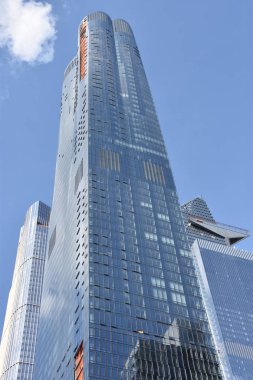 NEW YORK, NY - 20 Temmuz 2019 'da New York' ta Hudson Yards 'daki Dükkan ve Restoranlar.