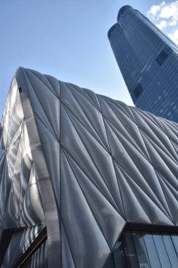NEW YORK, NY - 20 Temmuz 2019 'da New York' ta Hudson Yards 'daki Dükkan ve Restoranlar.
