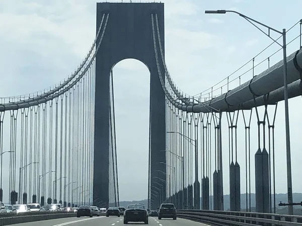 Ponte Verrazzano Narrows Brooklyn Staten Island Nova Iorque — Fotografia de Stock