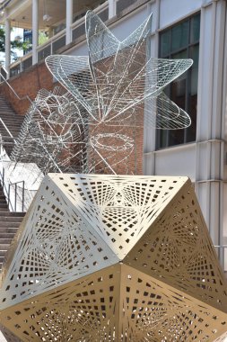 BOSTON, MA - 28 Temmuz 2019 'da Boston, Massachusetts' te görülen liman.