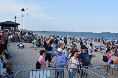 RÜYE, MA - 28 Temmuz 2019 'da Massachusetts Revere Beach' te görülen Uluslararası Kum Heykel Festivali.
