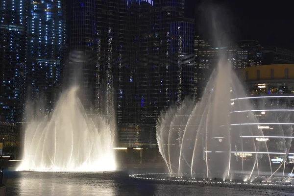 Dubai Uae Feb Dubai Fountain Dubai Uae Seen Feb 2020 — Stock Photo, Image