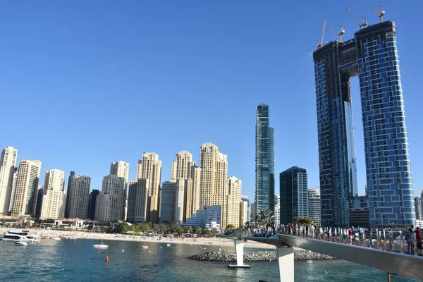 Dubai Förenade Arabemiraten Feb View Address Beach Resoirt Jumeirah Beach — Stockfoto