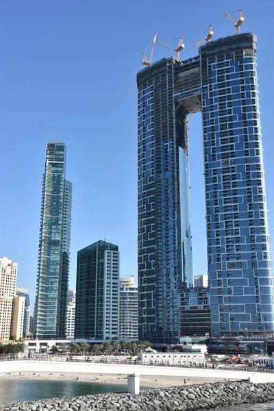 Dubai Uae Feb View Address Beach Resoirt Jumeirah Beach Residence — Stock Photo, Image