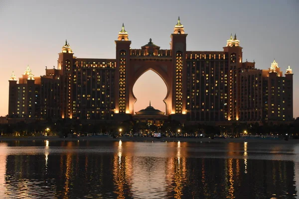 Dubai Förenade Arabemiraten Feb Atlantis Palm Dubai Förenade Arabemiraten Sedd — Stockfoto