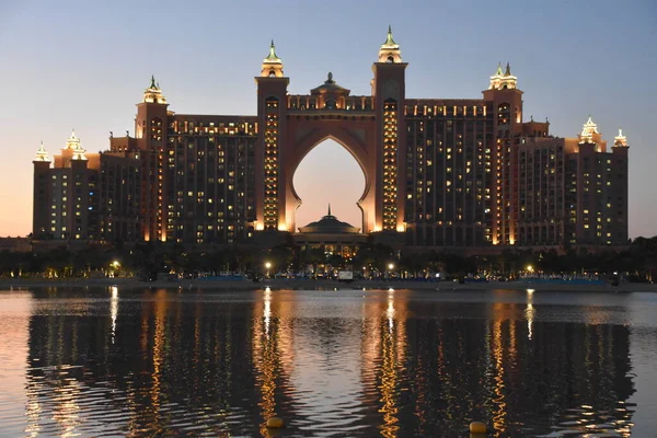 Dubai Förenade Arabemiraten Feb Atlantis Palm Dubai Förenade Arabemiraten Sedd — Stockfoto