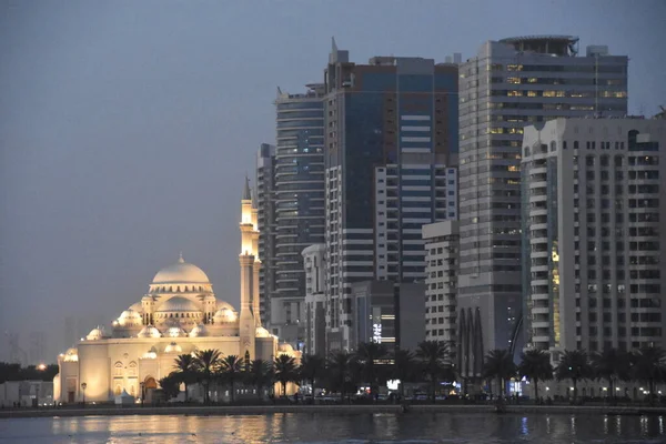 Sharjah Uae Feb Noor Mosque Sharjah Uae Seen Feb 2020 — Stock Photo, Image