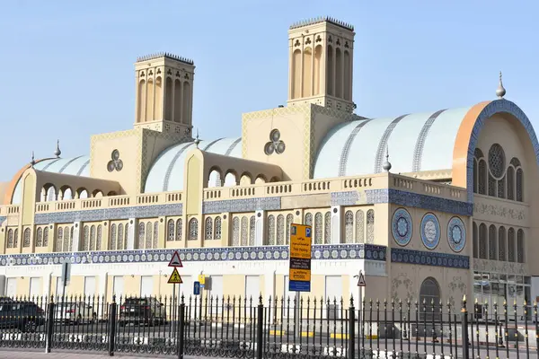 Sharjah Emirados Árabes Unidos Feb Central Souq Sharjah Emirados Árabes — Fotografia de Stock